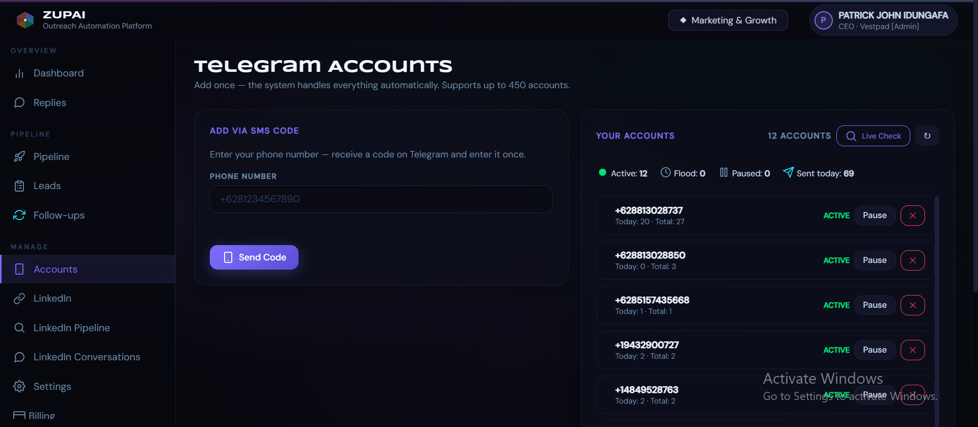 Telegram Accounts