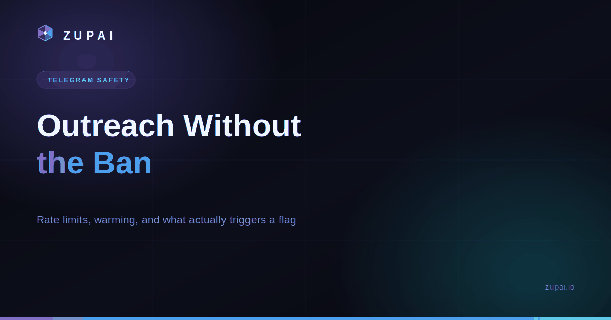 How to Automate Telegram Outreach for Crypto Projects Without Getting Banned