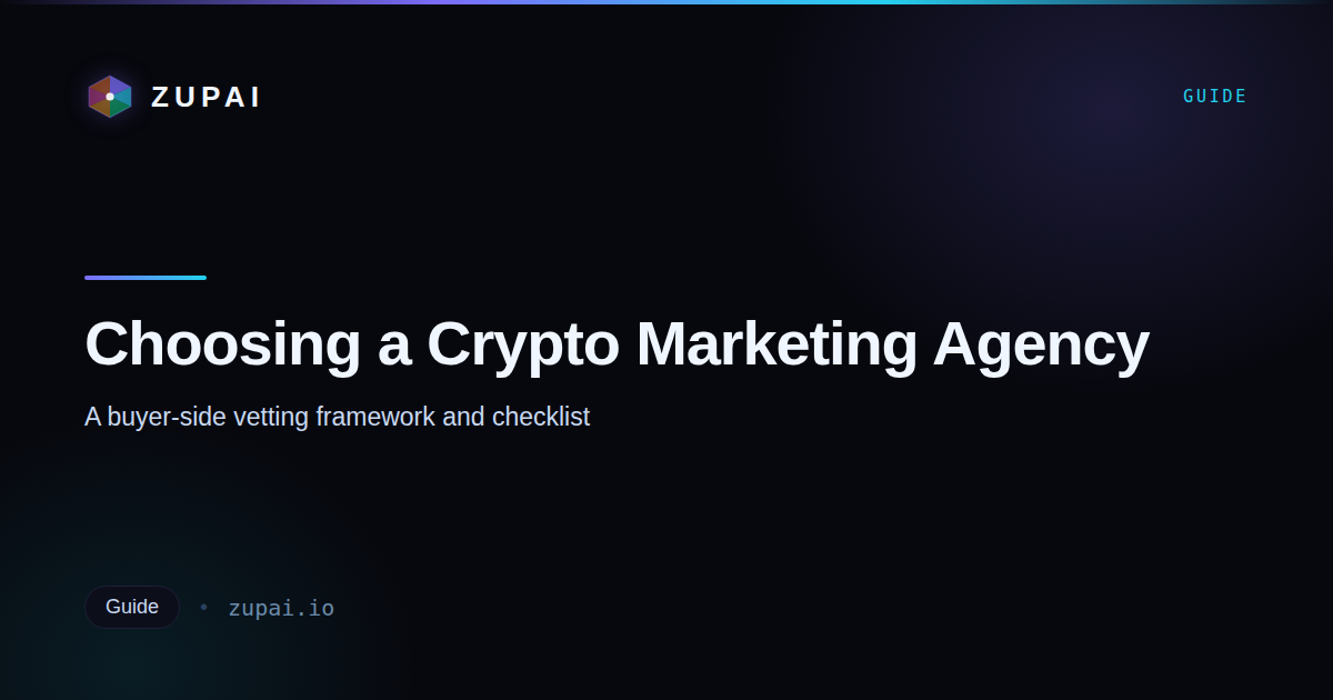 How Crypto Projects Choose a Marketing Agency