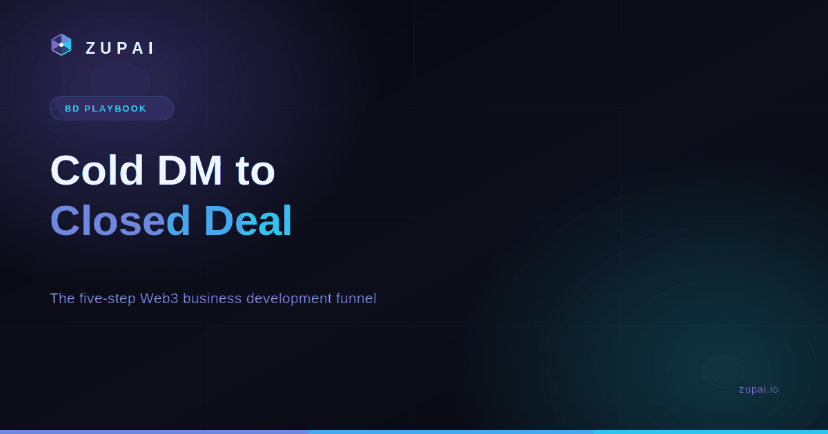 The Complete Web3 BD Playbook: From Cold DM to Closed Deal